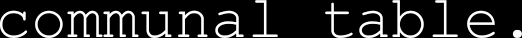 Communal Table logo
